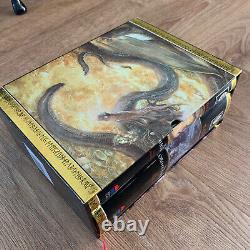 Lord Of The Rings & The Hobbit 1991 Tolkien book Box Set Illustrated By Alan Lee