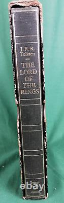 Lord Of The Rings Tolkien Allen & Unwin First Edition Deluxe India Paper 1969