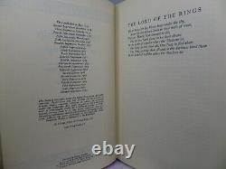 Lord Of The Rings Trilogy J. R. R. Tolkien 1973 Second Edition, Seventh Impression