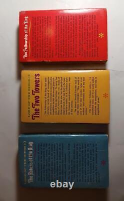 Lord Of The Rings Trilogy Unauthorized Set 1965 Ace #a 4-6 Pb J R R Tolkien Vg