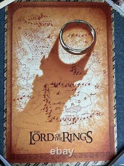 Lord Of The Rings by Doaly Limited Edition Foil Screenprint Bottleneck Mondo