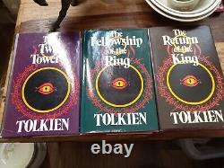 Lord of The Rings Trilogy Hardcover Tolkien Revised 2nd Edition 1974 Allen Unwin