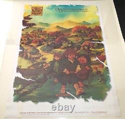 Lord of the Rings 1978, Bakshi animation, Tolkien Enterprises Fellowship Posters