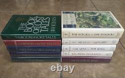 Lord of the Rings History of Middle Earth Tolkien Vol I-X 1st Ed HC DJ Excellent