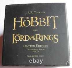 Lord of the Rings & Hobbit Tolkien Limited Edition Gift Set on 56 CDs Rob Inglis