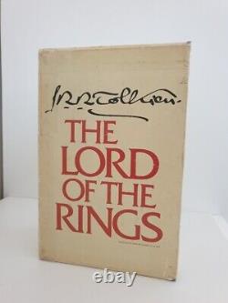 Lord of the Rings, J R R Tolkien 2nd American Edition, dust jackets slip case VG