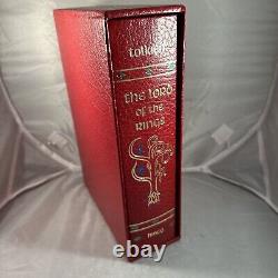 Lord of the Rings Tolkien HMCO Collector's Ed with Map & Case Hardcover 1994