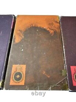 Lord of the Rings Trilogy Books Box Set Tolkien 2nd Edition 1965 Revised with Maps