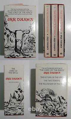 Lord of the Rings by J. R. R. Tolkien 1965 trilogy box set softcover early print