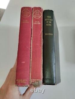 Lord of the rings 1962-1955 fellowship ring two towers rotk Tolkien
