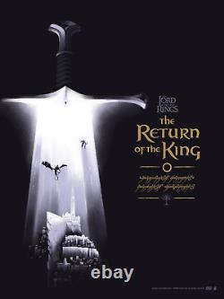 Lyndon Willoughby LORD OF THE RINGS Return of the King POSTER Mondo Tolkien RARE