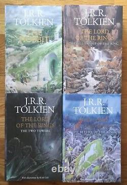 New 2020 Boxed Set UK HCs Hobbit Lord of the Rings JRR Tolkien Art by Alan Lee