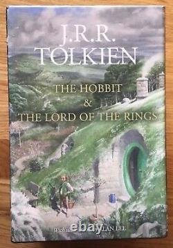 New 2020 Boxed Set UK HCs Hobbit Lord of the Rings JRR Tolkien Art by Alan Lee