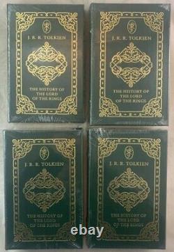 New Mint Easton Press 4v Set The History of The Lord of the Rings Tolkien