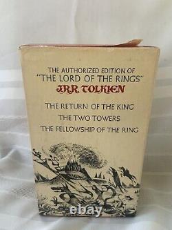 RARE? Authorized J. R. R. Tolkien Lord of the Rings? Box Set Ballantine PB