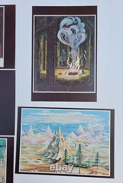 Rare Tolkien Illustrated Cards Lord of the Rings The Hobbit George Allen & Unwin