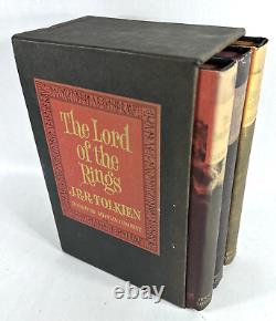 Set of (3) The Lord Of The Rings JRR Tolkien Houghton Mifflin, 1965 Box Set