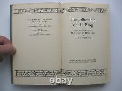 THE FELLOWSHIP OF THE RING J R R Tolkien HC 1962 12th Prnt G. Allen & Unwin 19