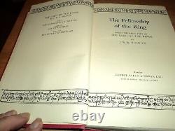 @@@ THE LORD OF THE RINGS 2nd EDITION 2nd IMPRESSION 1967 J R R TOLKIEN VGC @@@