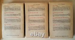 THE LORD OF THE RINGS, J. R. R. Tolkien (3 VOLUMES) 2nd Edition 1967, 1966, 1966