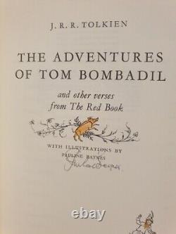The Adventures of Tom Bombadil, J R R Tolkien, 1973, SIGNED by Pauline Baynes