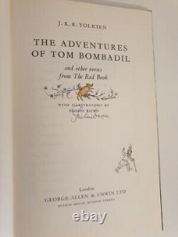 The Adventures of Tom Bombadil, J R R Tolkien, 1973, SIGNED by Pauline Baynes