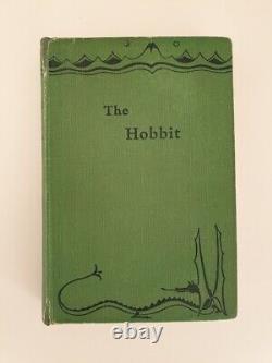 The Hobbit, 1951 J R R Tolkien, 2nd Edition 5th Impression overall, very scare