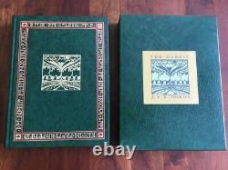 The Hobbit, JRR Tolkien, Lord of the Rings, 1997 Leather in Decorated Slipcase