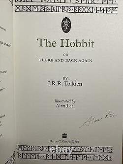 The Hobbit & The Lord of the Rings HB Set by J. R. R. Tolkien SIGNED by Alan Lee