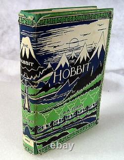 The Hobbit w Dust Wrapper Dustjacket JRR Tolkien 1966 Frodo Bilbo Lord Rings