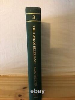 The Lays of Beleriand by J. R. R. Tolkien (Hardcover, 1985) first edition book