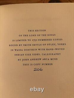 The Lord OfThe Rings, The Silmarillion, The Hobbit No 206 of 1750
