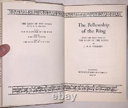 The Lord Of The Ring, J R R Tolkien, 3 Vol Complete Trilogy, Boxset, Hcdj, Vg