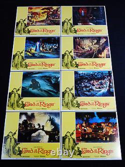 The Lord Of The Rings 1978 Ralph Bakshi J. R. R. Tolkien Mint Unused Lobby Set