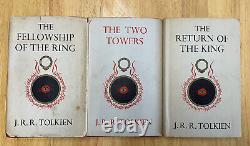 The Lord Of The Rings 1st Edition Set. 10th/7th/7th. With Dust Jackets Tolkein