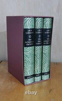 The Lord Of The Rings By JRR Tolkien Folio Three Volume Box Set 2004 SEE IMAGES