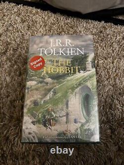 The Lord Of The Rings & Hobbit J. R. R Tolkien Signed Alan Lee Hardback Books
