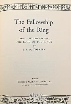 The Lord Of The Rings Trilogy (Fellowship, Towers & Return) Hardback, 1974
