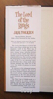 The Lord of The Rings 2nd Edition Revised 3 Volume Set withMaps HC/DJ/Slipcase