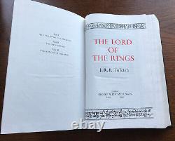 The Lord of The Rings De Luxe Edition 1985 Allen & Unwin 10th Impression