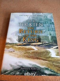 The Lord of The Rings JRR Tolkien 2002 Alan Lee Illustrated Hardback Box Set