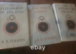 The Lord of The Rings vol 3 3,5,7 impression JRR Tolkien Allen & Unwin