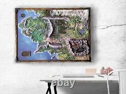 The Lord of the Rings 3D Map A Middle-earth Masterpiece by J. R. R. Tolkien