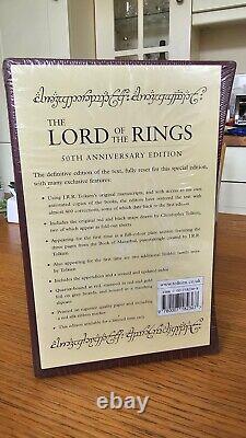 The Lord of the Rings 50th Anniversary Deluxe Edition Harper New And Sealed