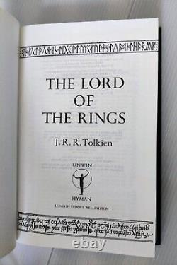 The Lord of the Rings Deluxe Edition J. R. R. Tolkien 1990 Allen & Unwin Hardcover