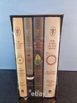 The Lord of the Rings J. R. R. Tolkien A Readers Companion 4 Book Boxset New Sealed