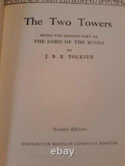 The Lord of the Rings The Two Towers Second Edition 1965 withdust cover