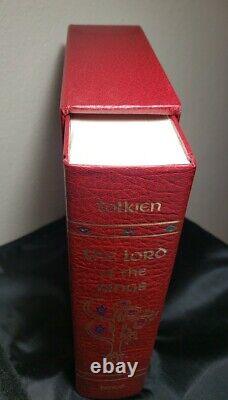 The Lord of the Rings Tolkien Collector's Edition slipcase & map HMCO 1987