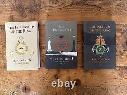 The Lord of the Rings Trilogy J. R. R. Tolkien 3 x UK hardback editions
