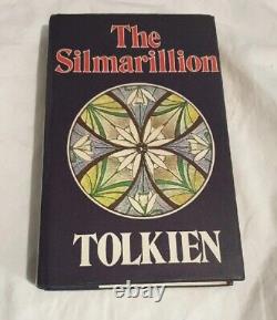 The Silmarillion by J. R. R. Tolkien 1977 UK 1st/1st HB-DJ + Map Allen & Unwin